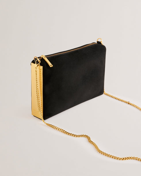 JEINER-Bags-Bar Detail Suede Crossbody Cl- Ted Baker Romania
